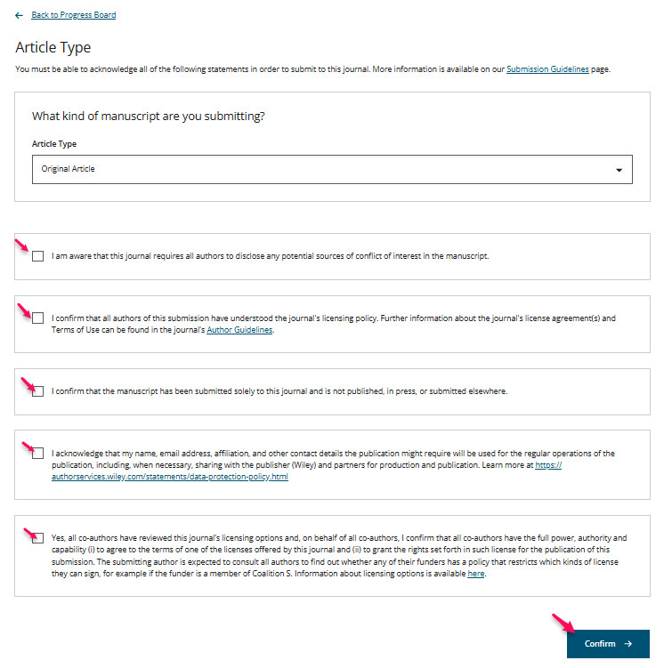 Genes to Cells New Submission Site Operation Manual