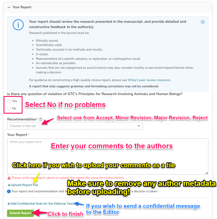 ReX Review Manual for Reviewers (GTC)